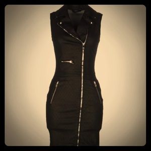 Diesel leather mini dress NWOT