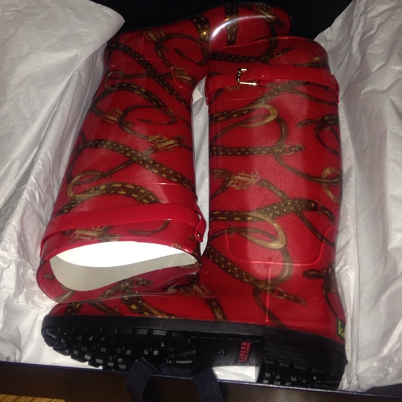 Ralph Lauren rain boots ❤️