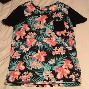 PINK Floral Tee