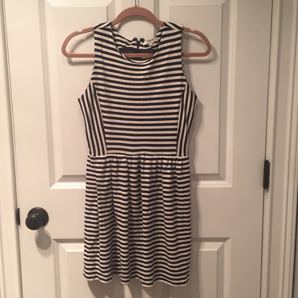 Madewell Striped Cotton Dress