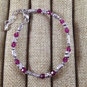 Brighton Pink Crystal Bracelet
