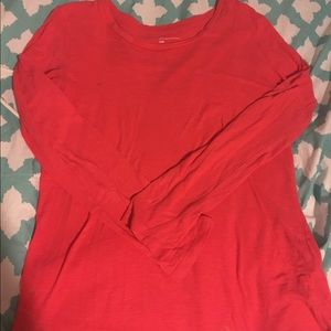 Salmon Gap Long Sleeves Shirt