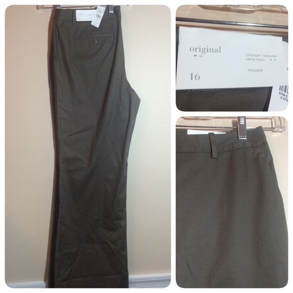 NWT LOFT Green Pants