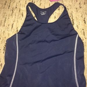 Navy Lands' End swimsuit