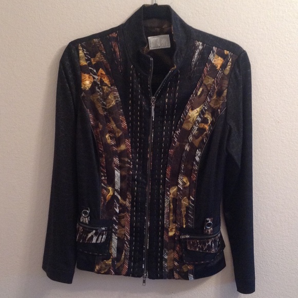 Alberto Makali Print Stitch Jacket