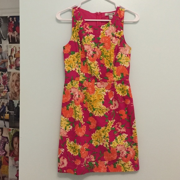Punchy floral dress