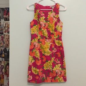 Punchy floral dress