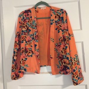 Vibrant Floral Blazer