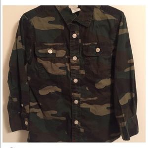 CrewCuts Camo Oxford Sz 4/5