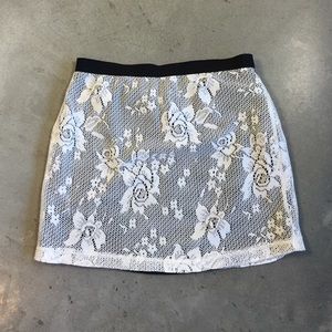 Forever 21 White Lace Skirt