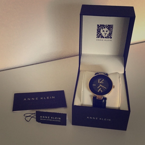 Anne Klein Genuine Leather Watch