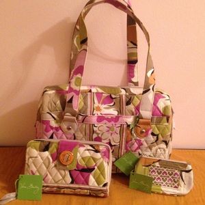 Vera Bradley purse, wallet and coin purse (set)