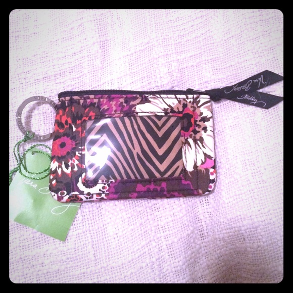 **Vera Bradley ** BRAND NEW .Zip ID case