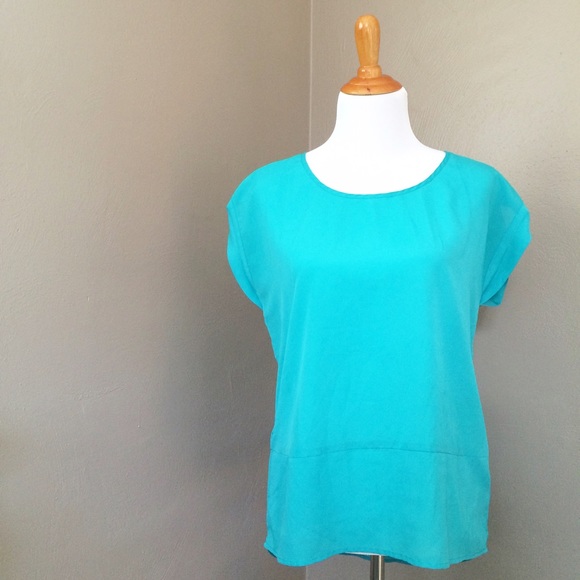 Vintage Teal Blouse