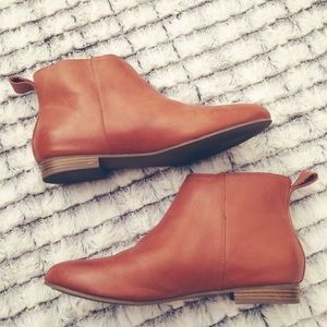 Tan ankle boots