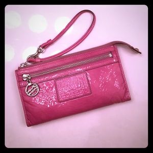 Pink coach wallet