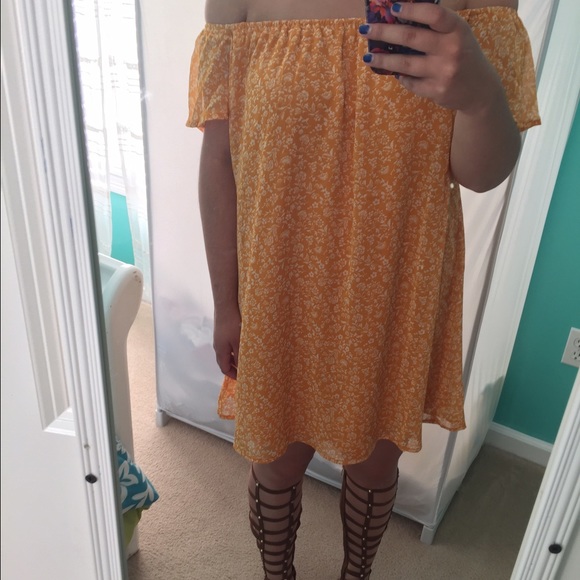 Off the shoulder dress