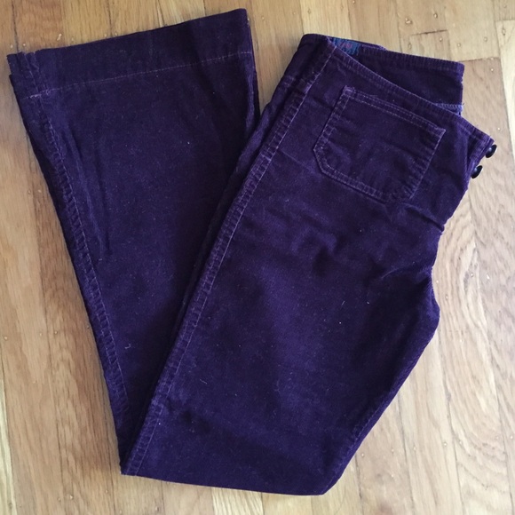 dark purple corduroy pants