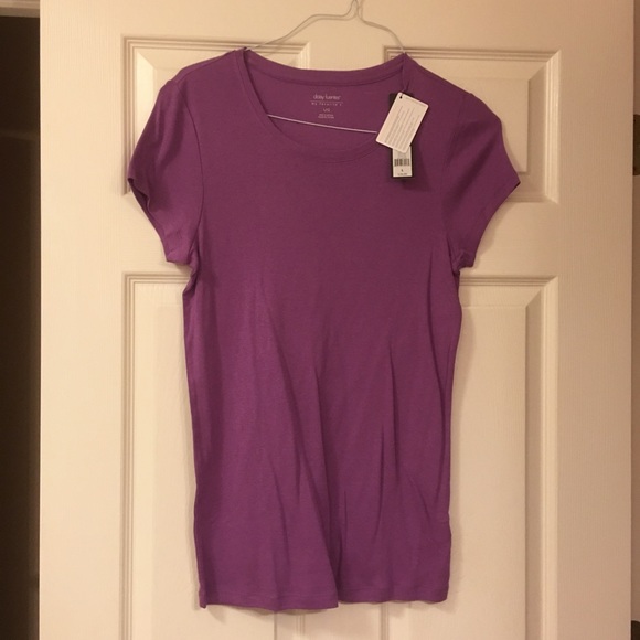 Lilac colored tee