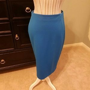 The Limited Aqua Blue Long Skirt