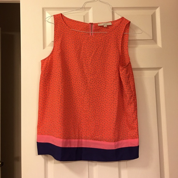 Cool sleeveless Loft blouse