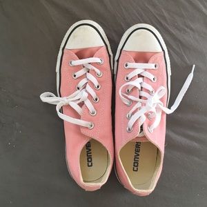 Pink converse all star chuck taylors worn once