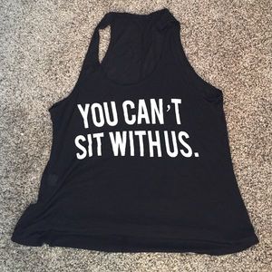 Brandy Melville You Can't Sit With Us tank