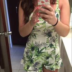 Palm Leaves Romper