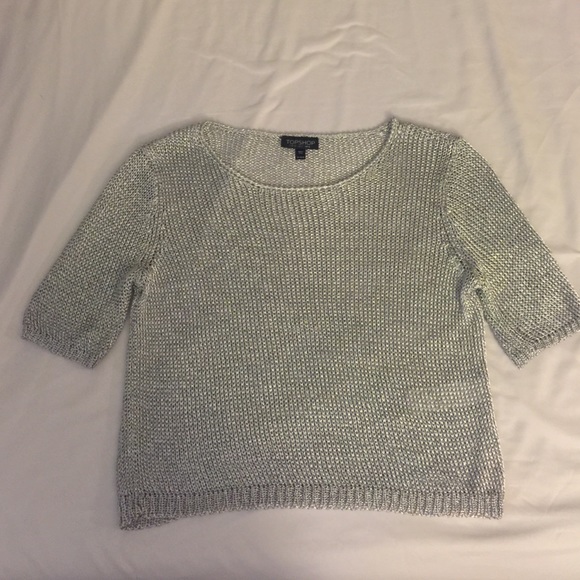 Topshop Metallic Shirt