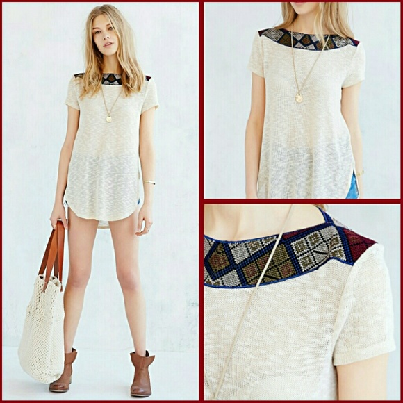 🆕 Boho Applique Top - Picture 1 of 4