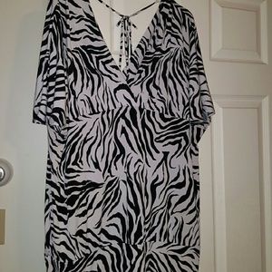 Zebra print blouse