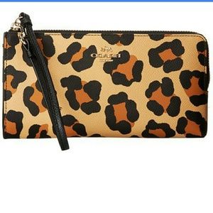 Coach Large Ocelot Wristlet