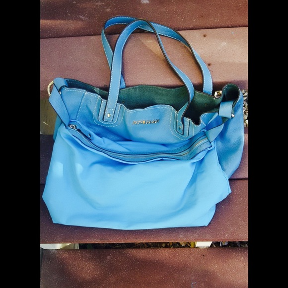 ROWALLAN of Scotland Leather handbag with pouch - Picture 3 of 4