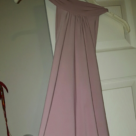 Dress/ shirt open back salmon pink