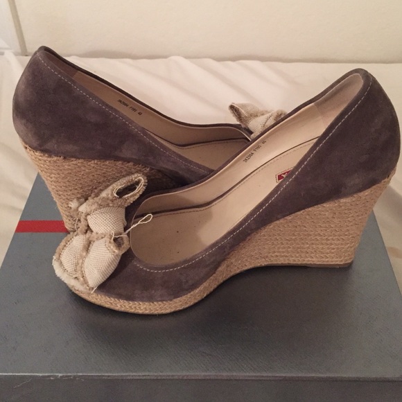 Prada Wedges Calzature Donna Scamosciato 4 - Picture 3 of 4