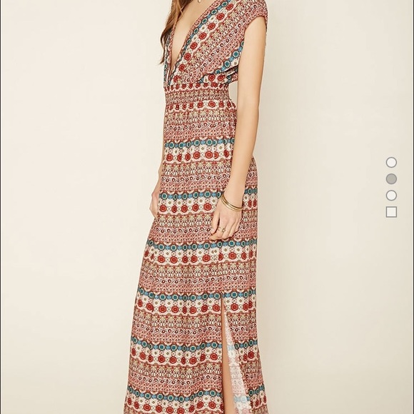 Contemporary ornate maxi dress! NWT