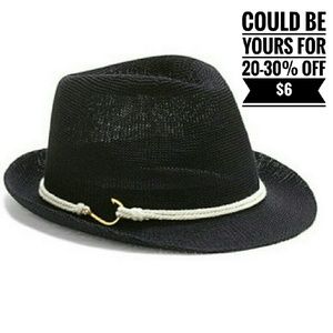 NWT. Vince Camuto hook and rope fedora hat
