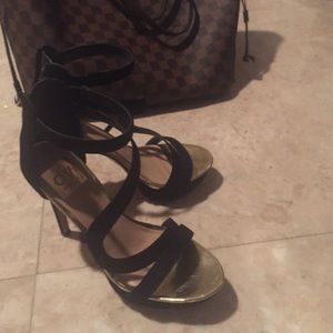 Dolce vita black Strappy heels 5.5