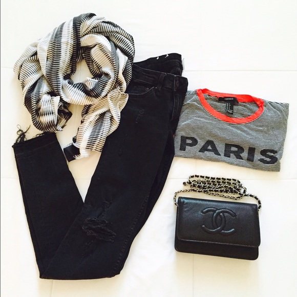 H&M Destroyed super skinny jeans