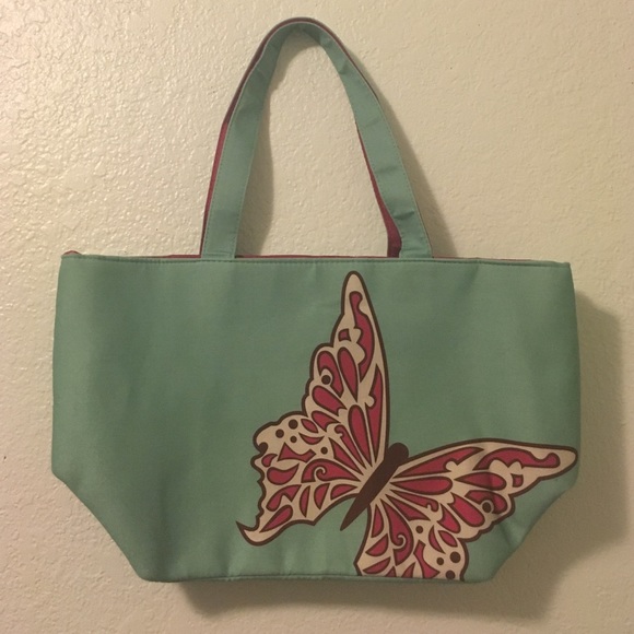 Butterfly bucket bag