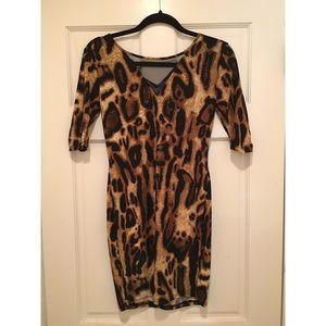 Leopard print dress