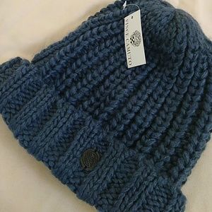 NWT. Vince Camuto dark blue beanie