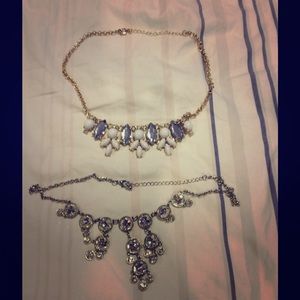 Silver & gold necklace