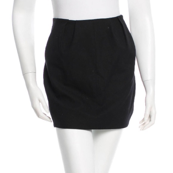 Authentic HELMUT LANG A-Line Black Mini Skirt