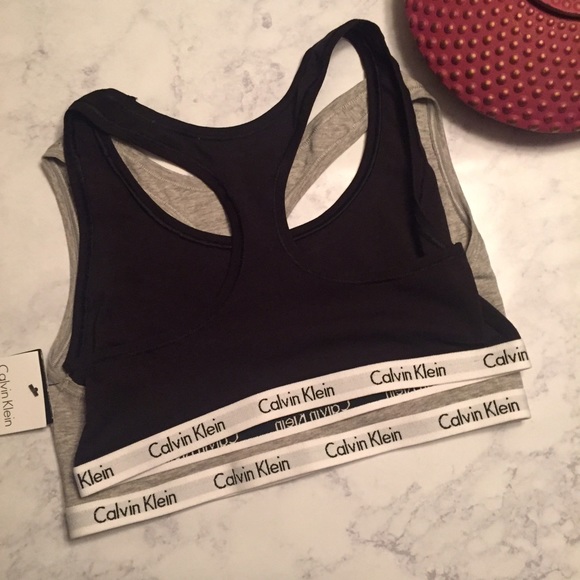 • set of two Calvin Klein Bralettes • - Picture 2 of 2