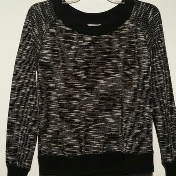 Black and white Club Monaco sweater