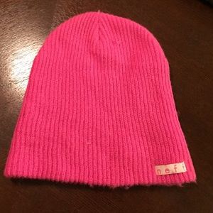 PINK NEFF BEANIE