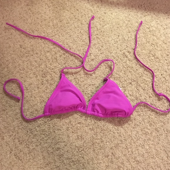 Purple bikini top