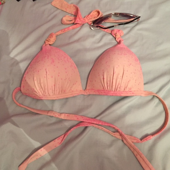 Other - Adorable light pink and yellow bikini top!