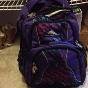 UNUSED high Sierra backpack